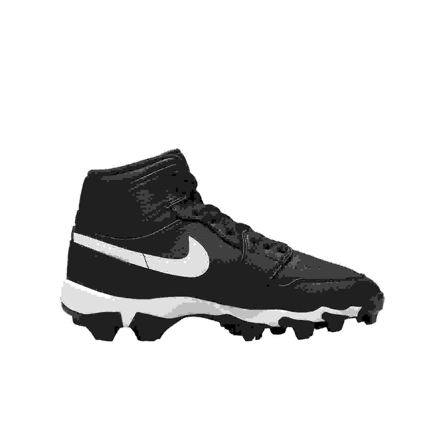 Jordan 1 Mid Grade School Boys' "Black/White" Multisport Cleat